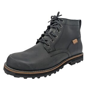 KEEN The 59 Men Size 9.5 Black Leather Lace Up Ankle Boots Work Casual